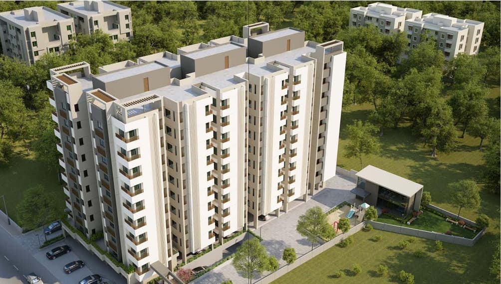 DR/2145  2 BHK Flat For Sale in Sevasi, Vadodara.