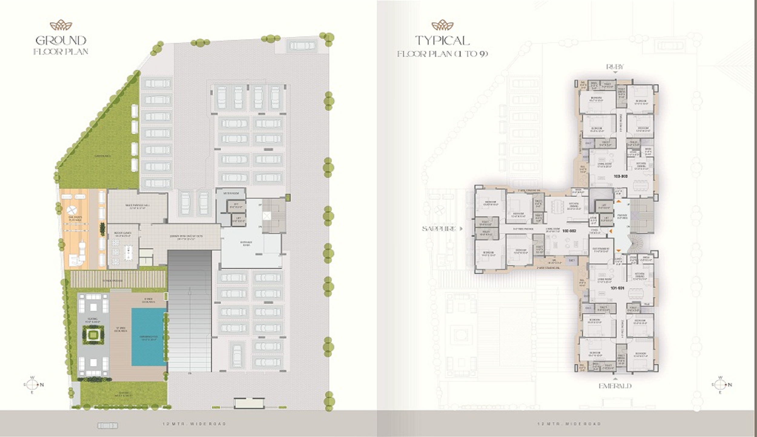 DR/2173  4 BHK Flat For Sale In  New Alkapuri, vadodara.