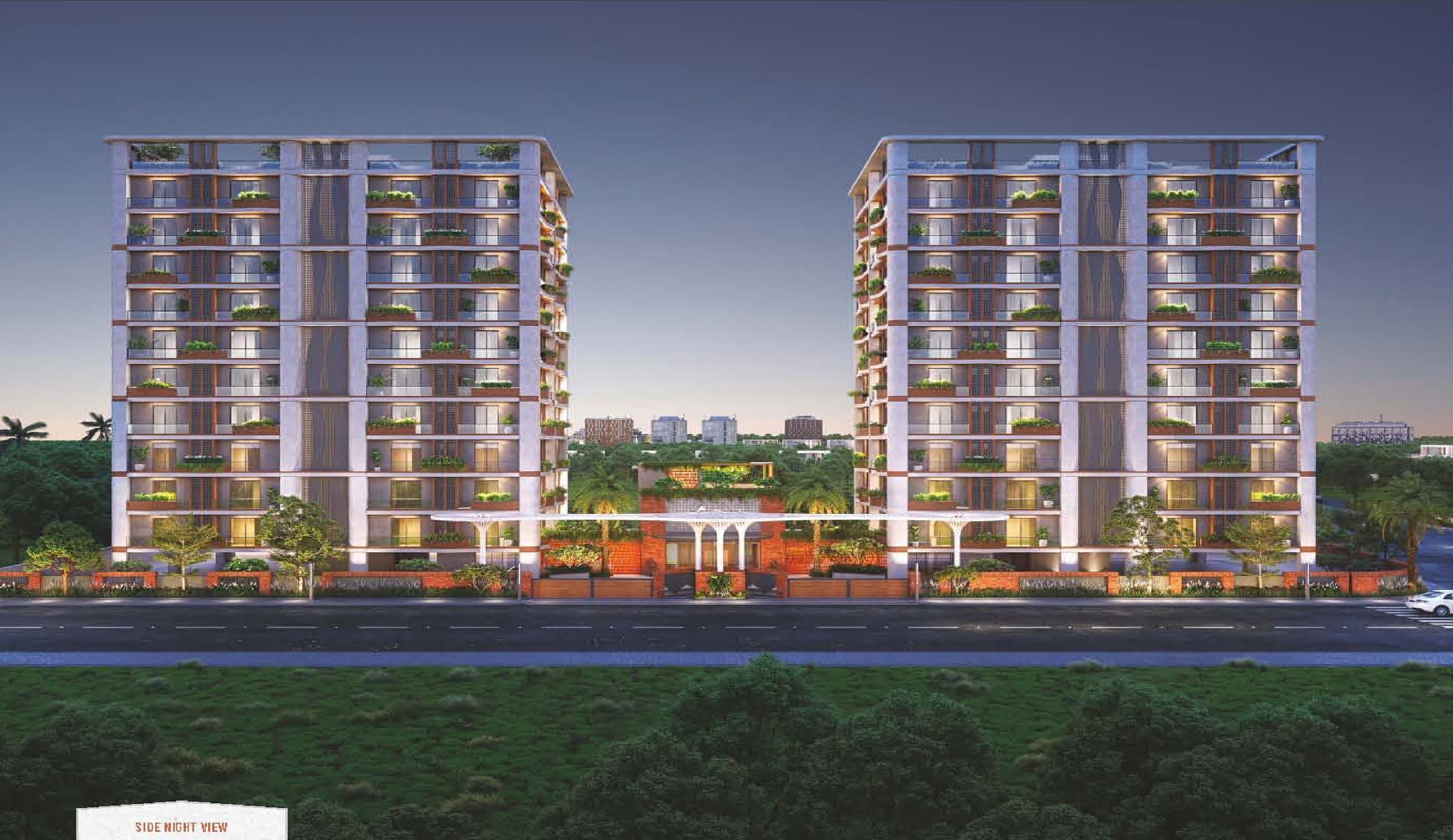 DR/2200  3 BHK Flat For Sale in Gotri, Vadodara.