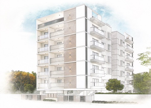 CR/3974 3 BHK Flat For Sale in Vasna-Bhayli Road, Vadodara.