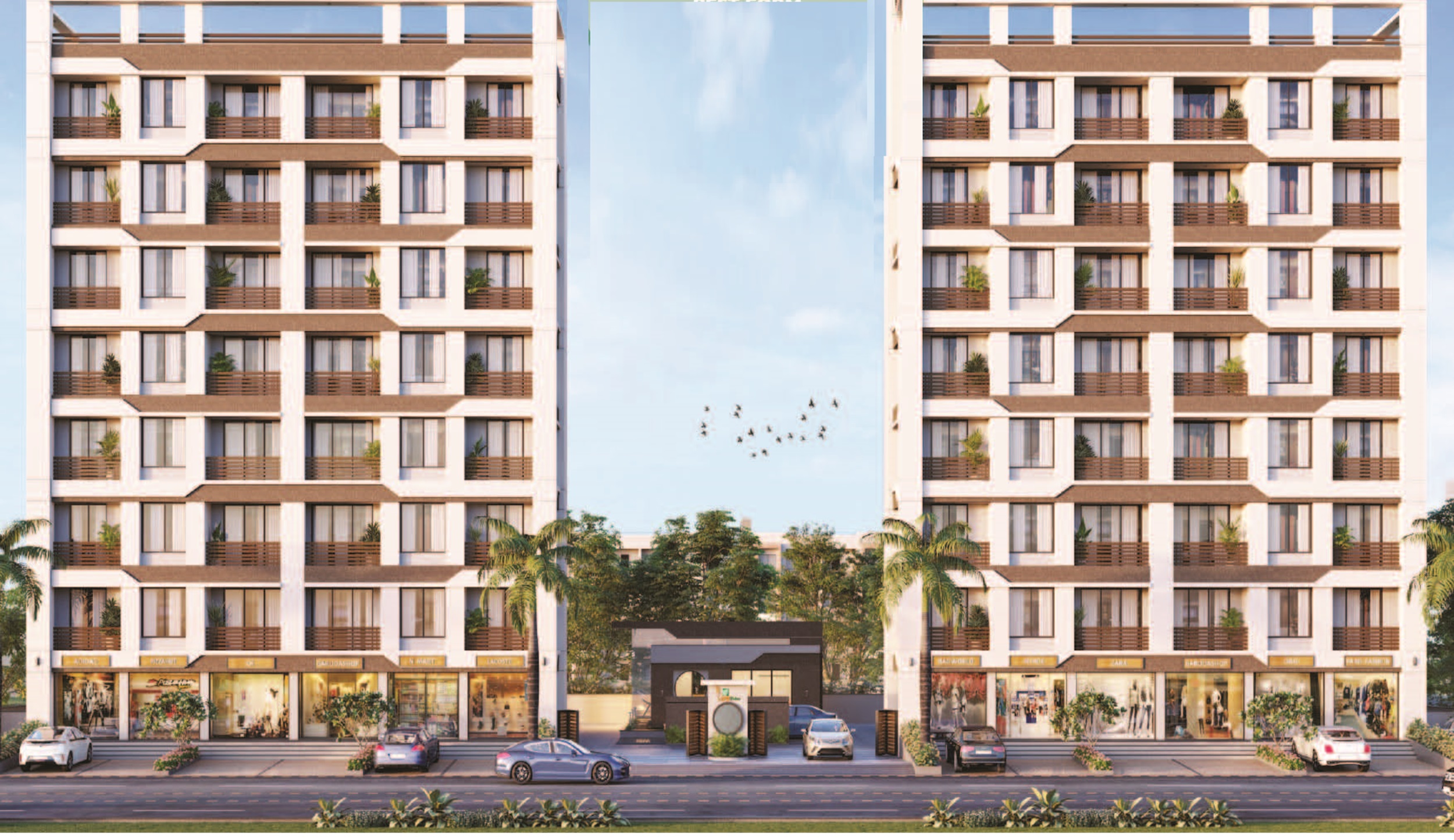 DR/2274A 2 BHK Flat For Sale in Sevasi, Vadodara.