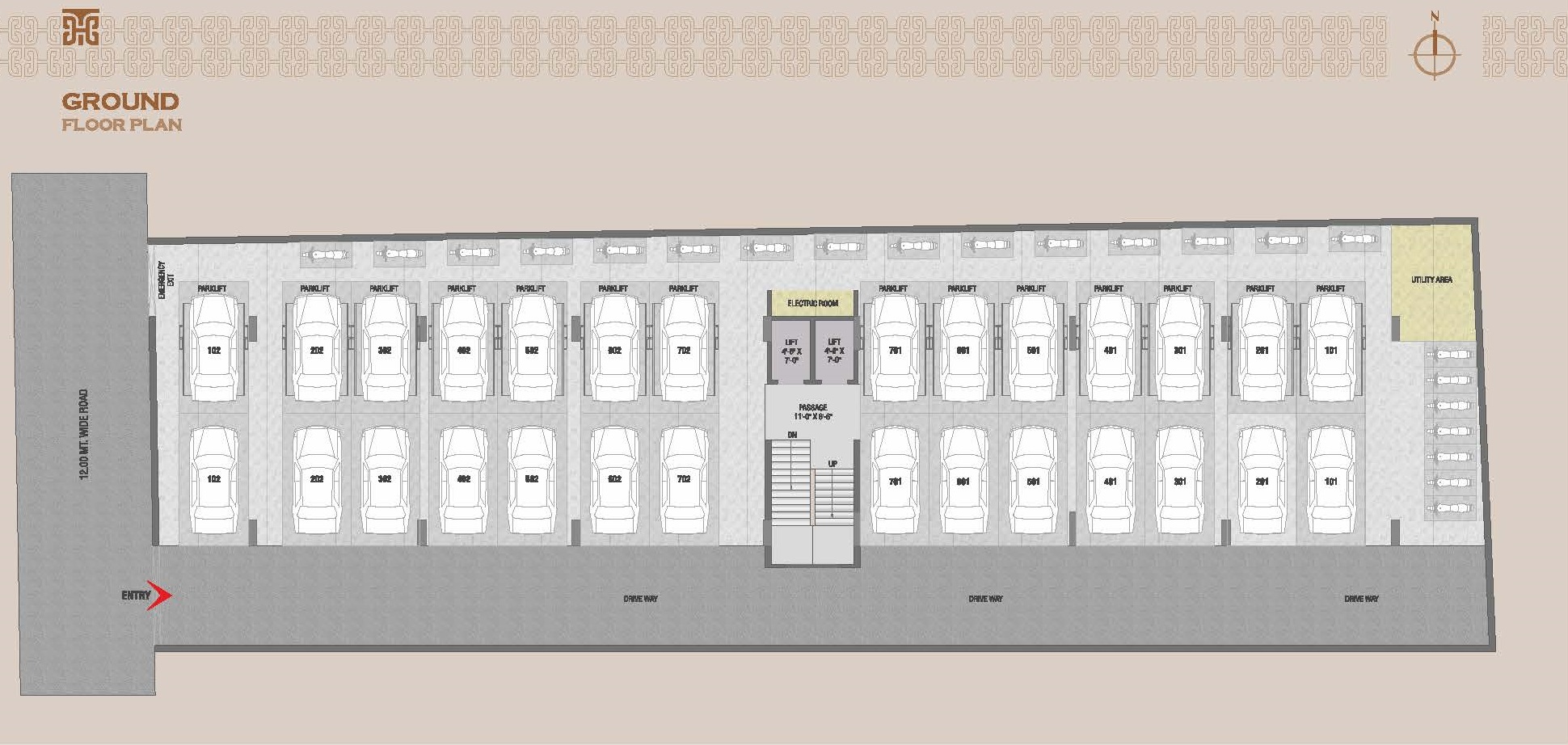 DR/2266 4 BHK Flat For Sale in Sevasi, Vadodara.