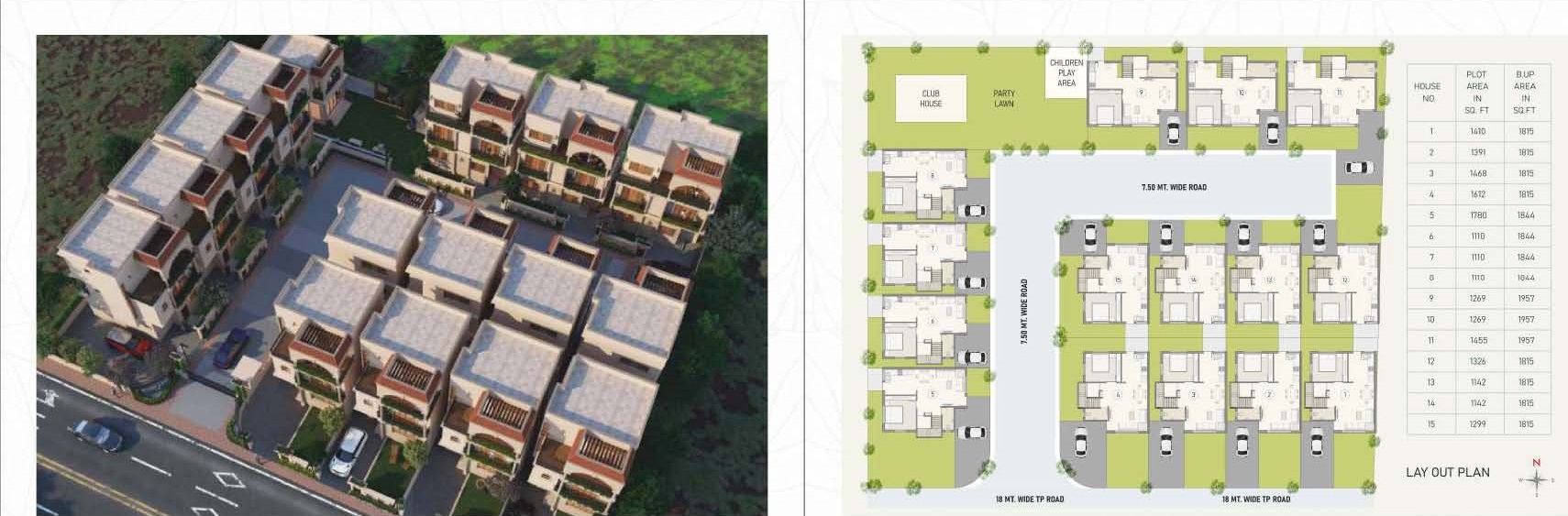 CR/4165 4 BHK  Triplex For Sale in Bill-Chapad Road, Vadodara.