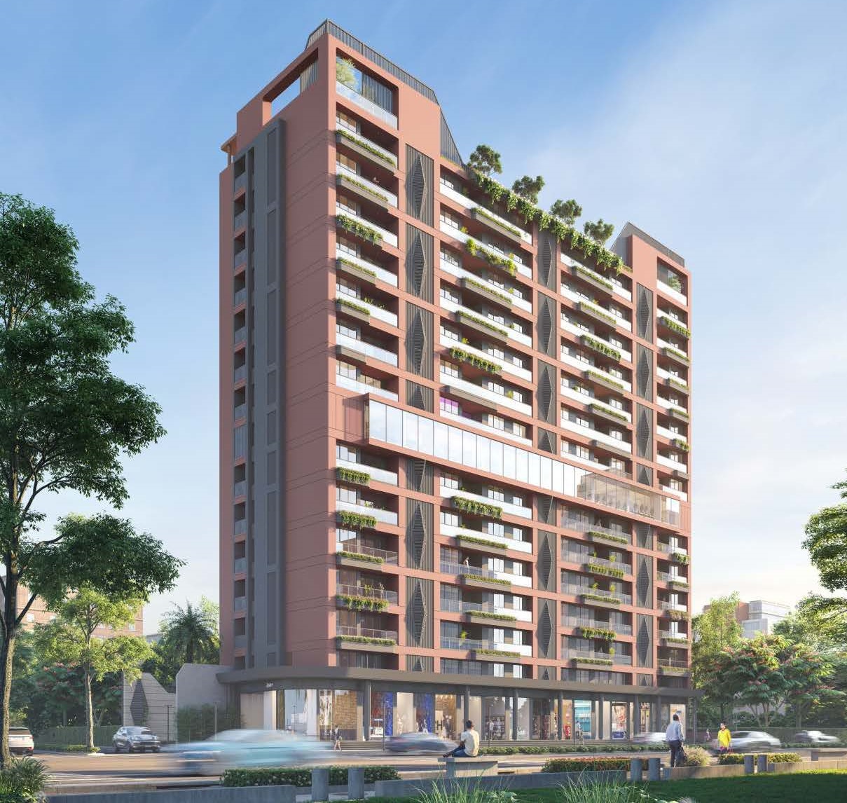 CR/4227  3 BHk Flat For Sale in Vasna Bhyali ,Vadodara.