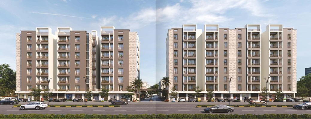 CR/4220A  3 BHK Flat For Sale in Kalali, Vadodara.