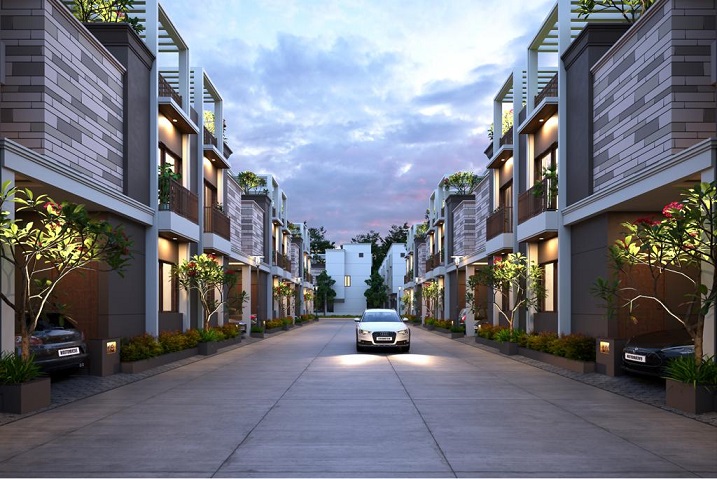 CR/4220B  4 BHk Triplex For Sale in Kalali, Vadodara.