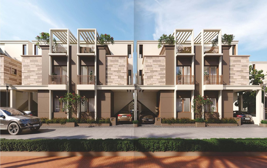 CR/4220B  4 BHk Triplex For Sale in Kalali, Vadodara.