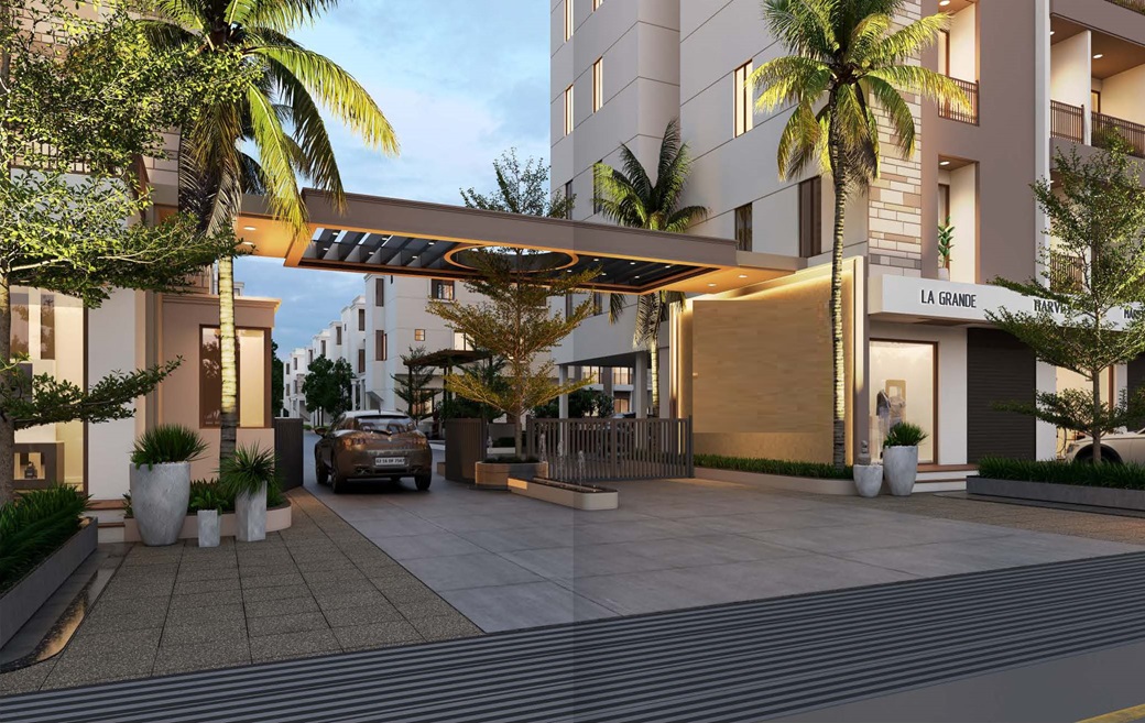 CR/4220B  4 BHk Triplex For Sale in Kalali, Vadodara.