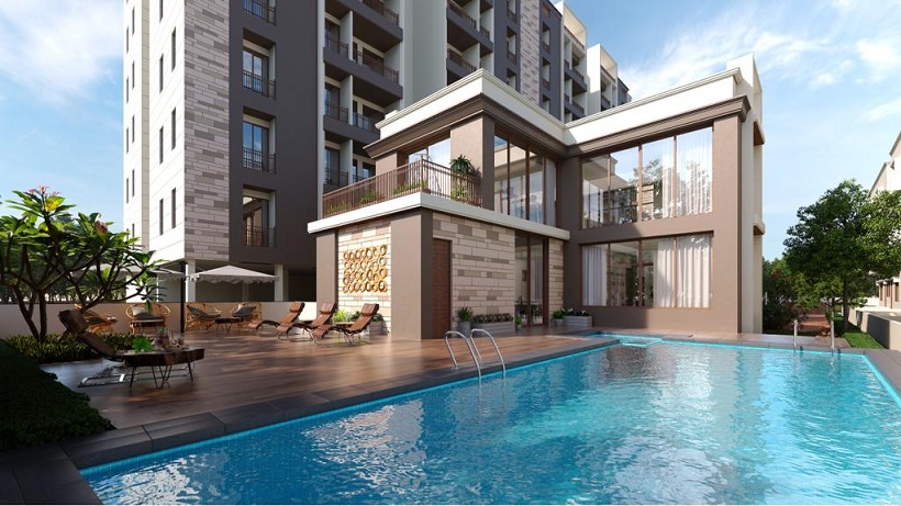CR/4220B  4 BHk Triplex For Sale in Kalali, Vadodara.