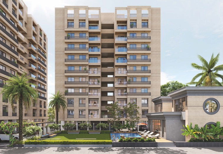 DR/2303  3 BHK Flat For Sale in Sevasi T.P-1, Vadodara