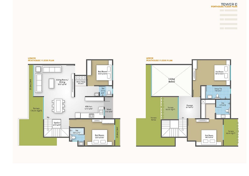 DR/2301B  4 BHK Pent House Sale in Sevasi TP-3, Vadodara.