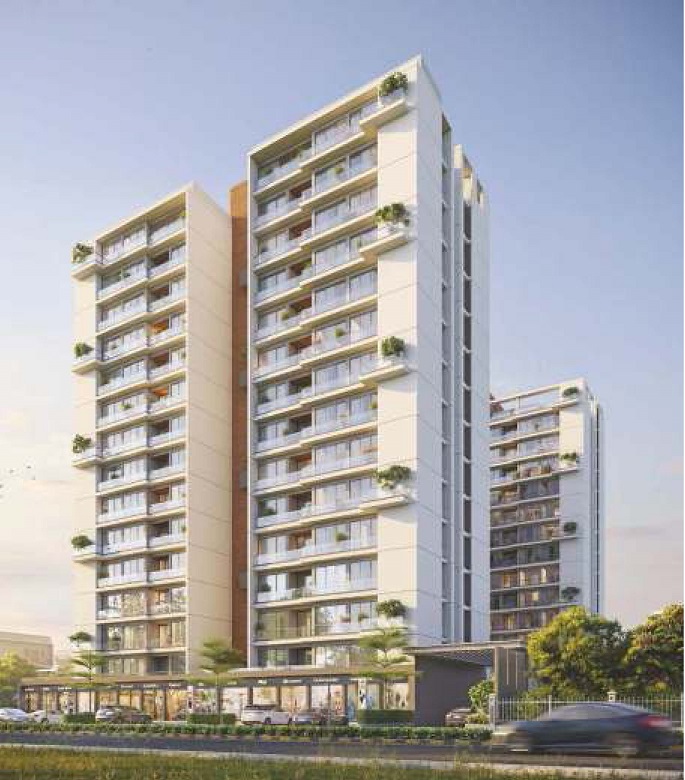 DR/2300  3 BHK Flat For Sale in Gotri, Vadodara