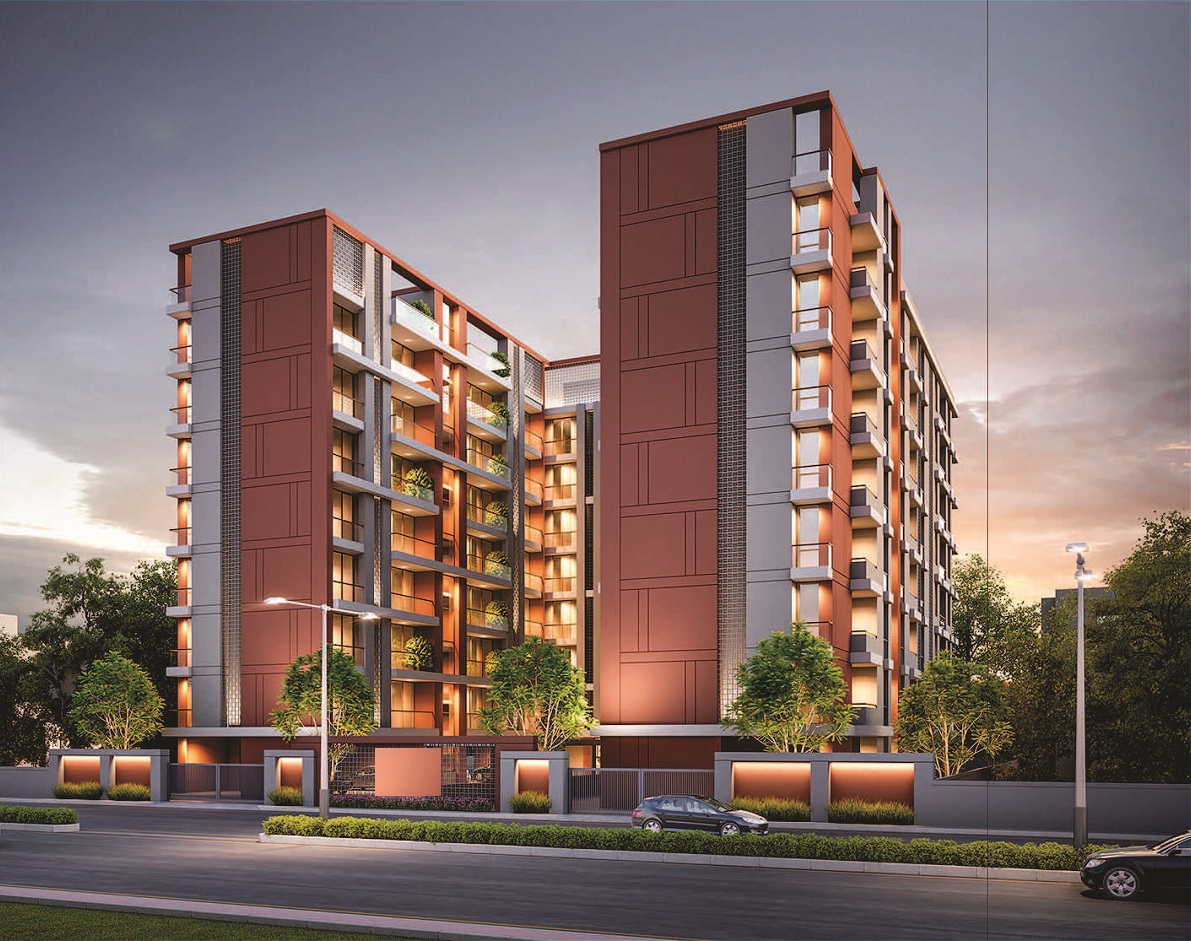 CR/4237 3 BHK Flat For Sale in  Diwalipura, Vadodara.