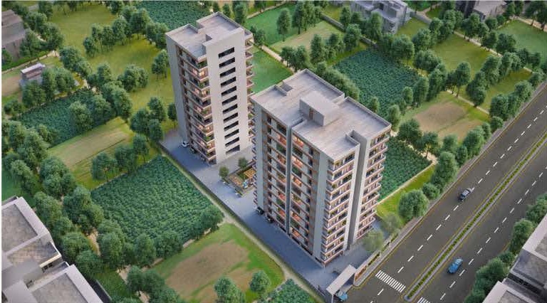 CR/4217  3 BHk Flat For Sale in Vasna-Bhayli Road, Vadodara.