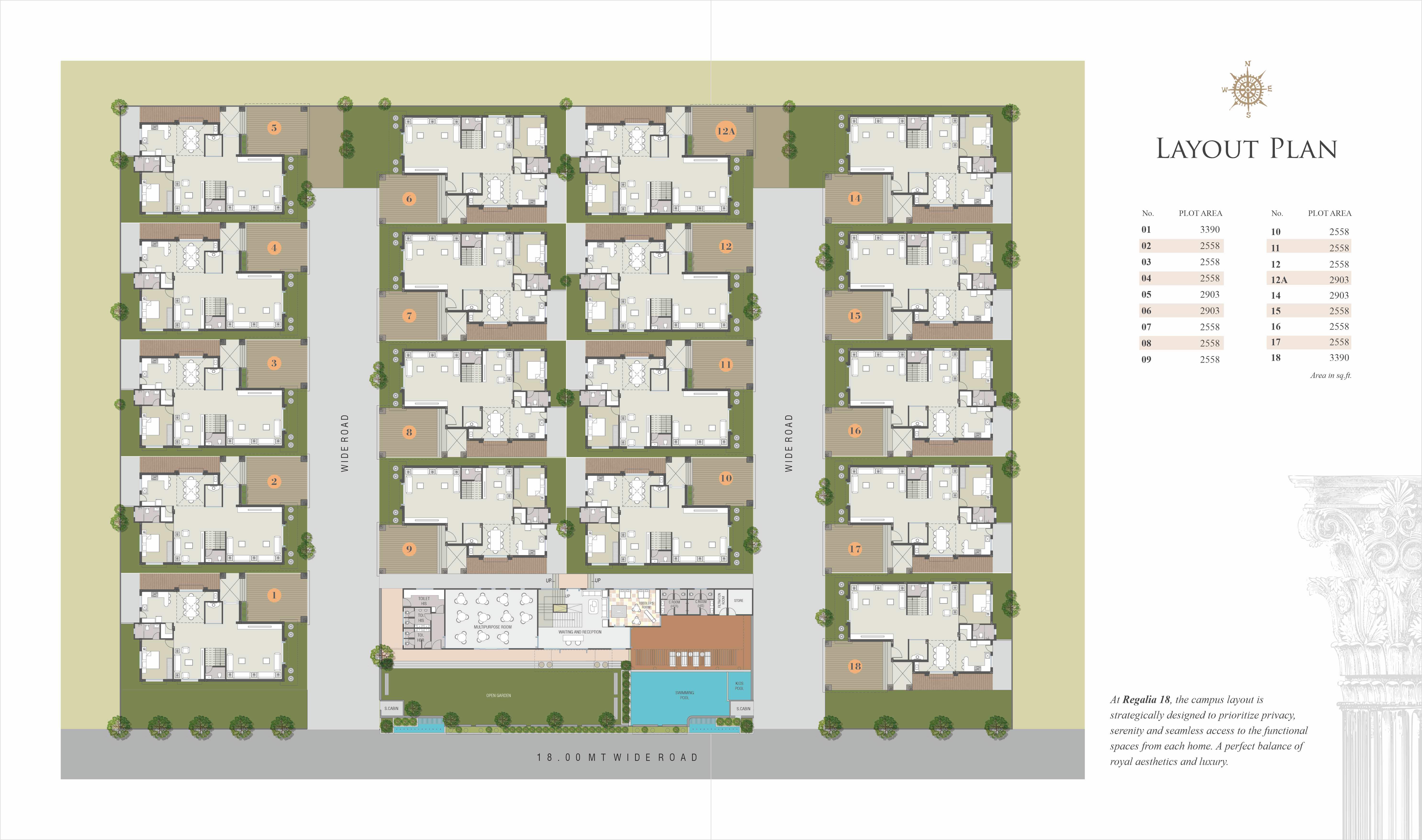 CR/3926  5 BHK Bunglow For Sale in Vasna-Bhayli Road, Vadodara.