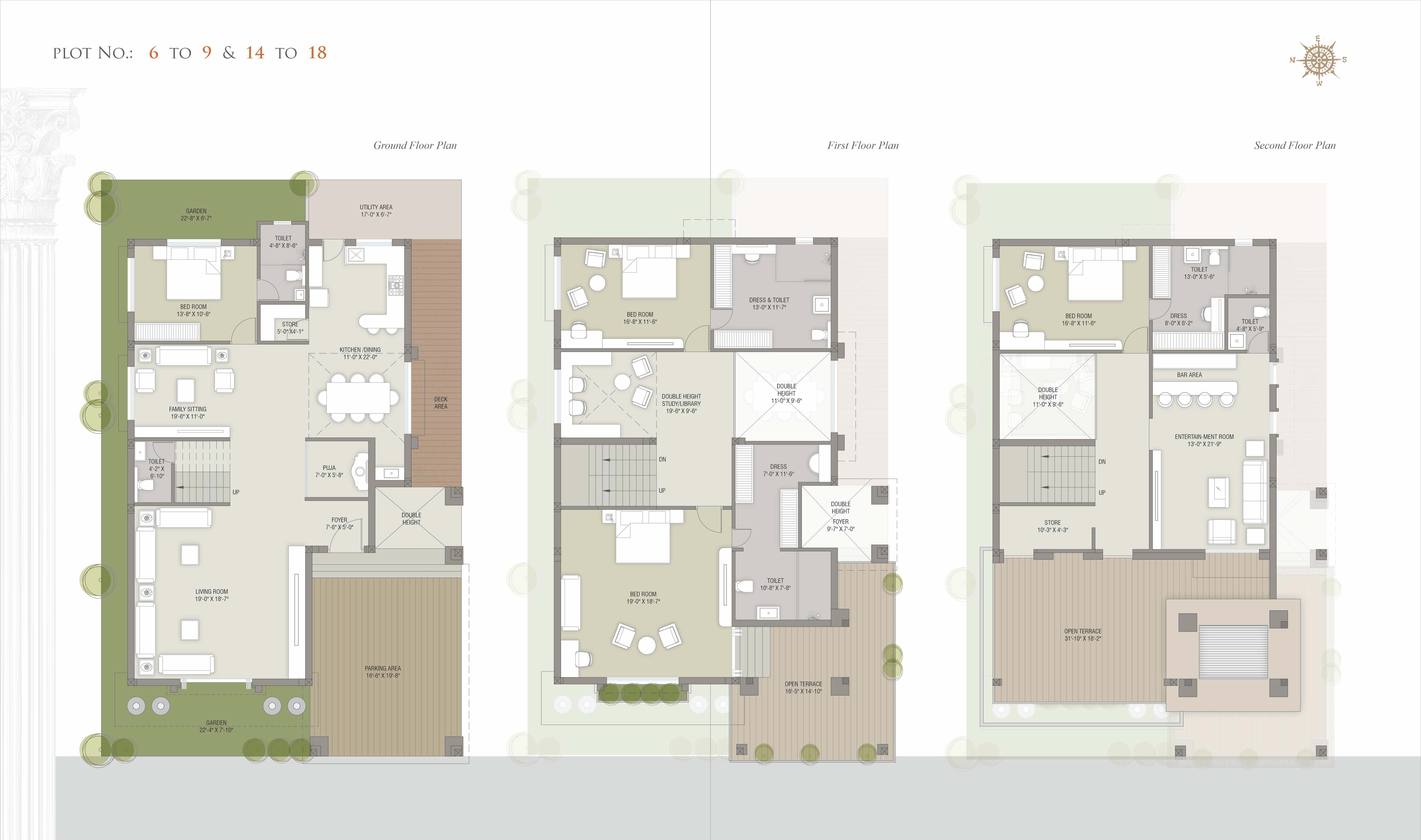 CR/3926  5 BHK Bunglow For Sale in Vasna-Bhayli Road, Vadodara.