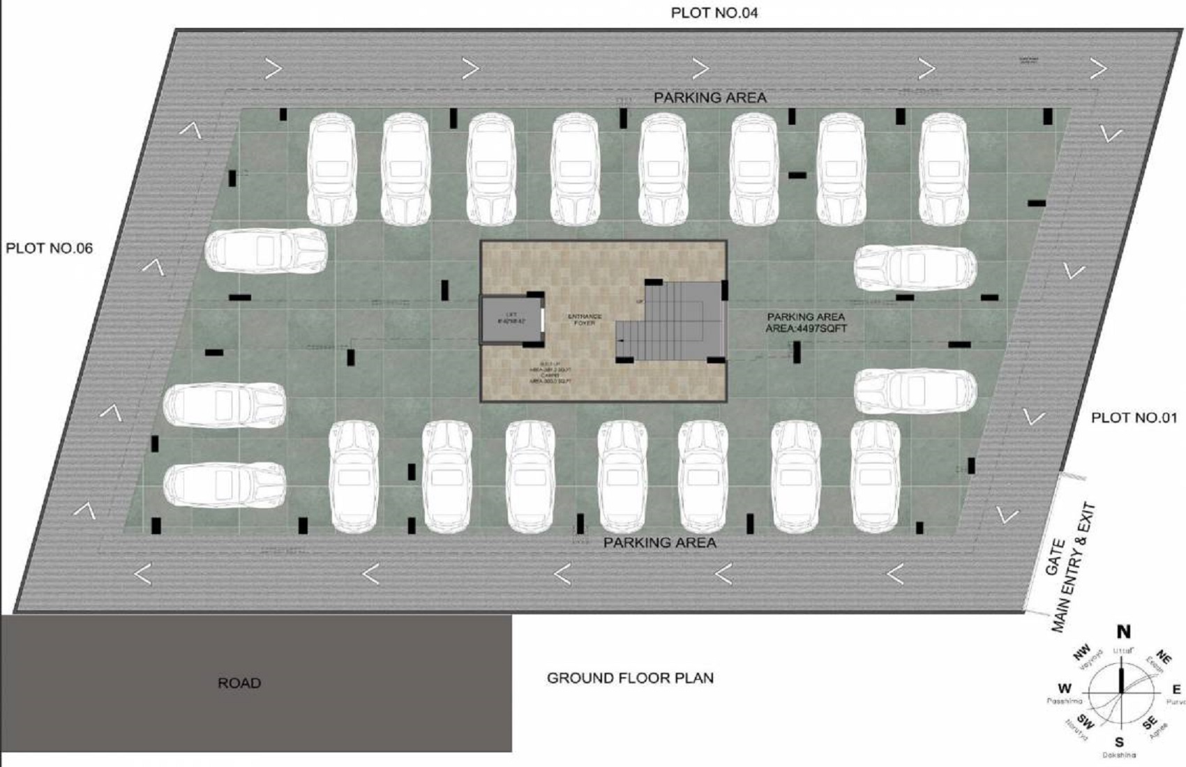 BR/1877 3BHK Flat for Sale in Makarpura, Vadodara