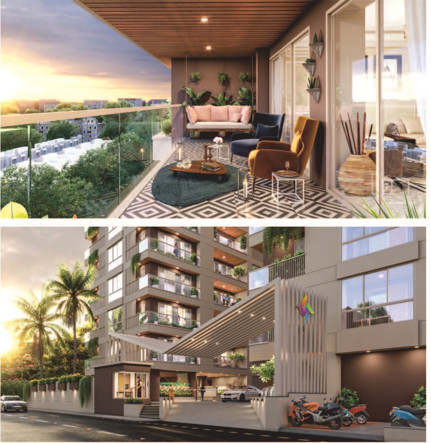 DR/2354 4 BHK Flat For Sale in Gotri, Vadodara.