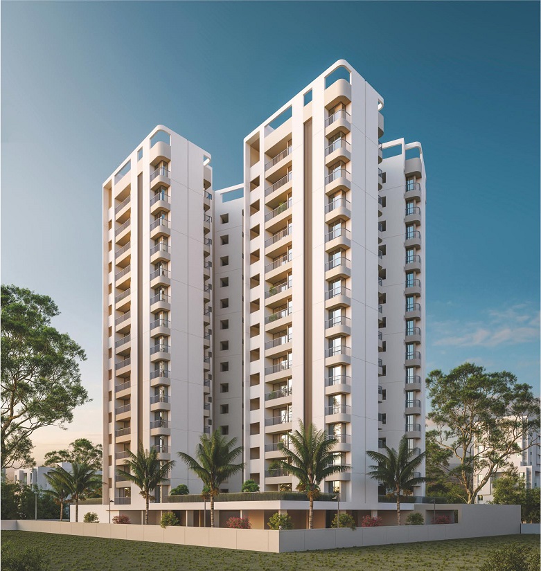 CR/4449 3 BHK Flat For Sale in Atladara, Vadodara.