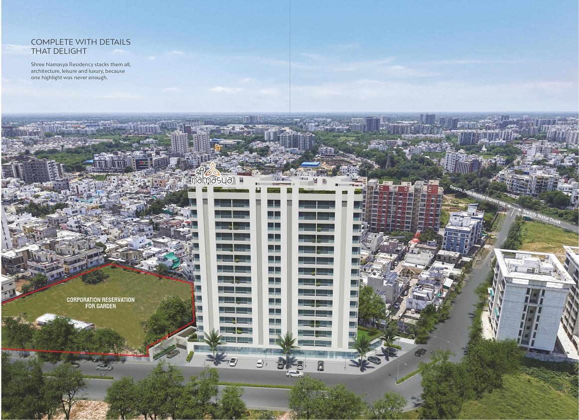 CR/4449 3 BHK Flat For Sale in Atladara, Vadodara.