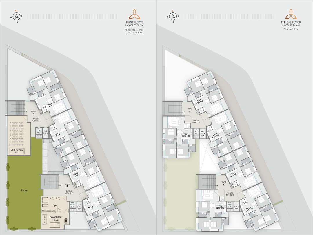 CR/4449 3 BHK Flat For Sale in Atladara, Vadodara.