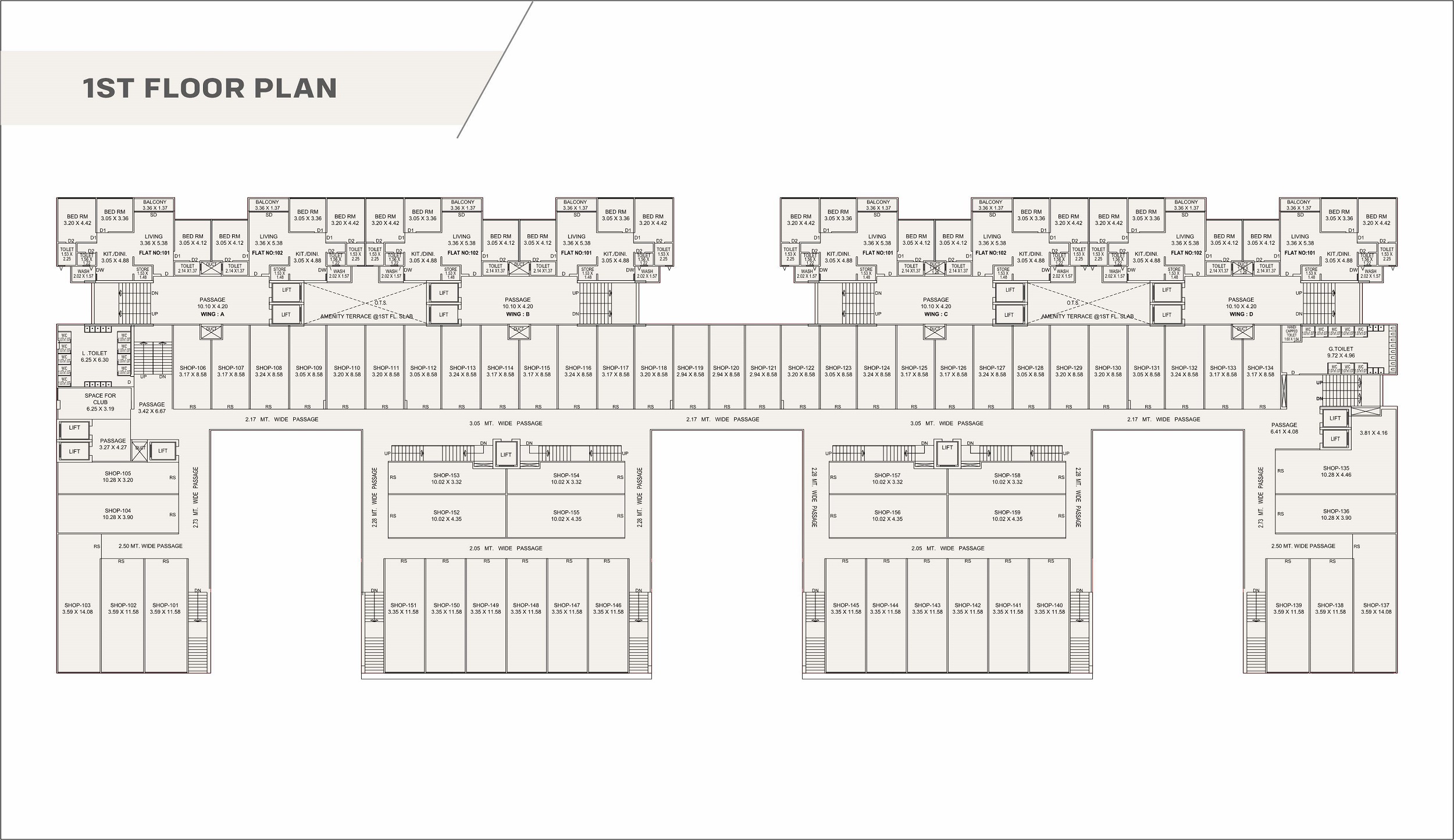 BR/1584 3BHK Flat for Sale in Tarsali, Vadodara