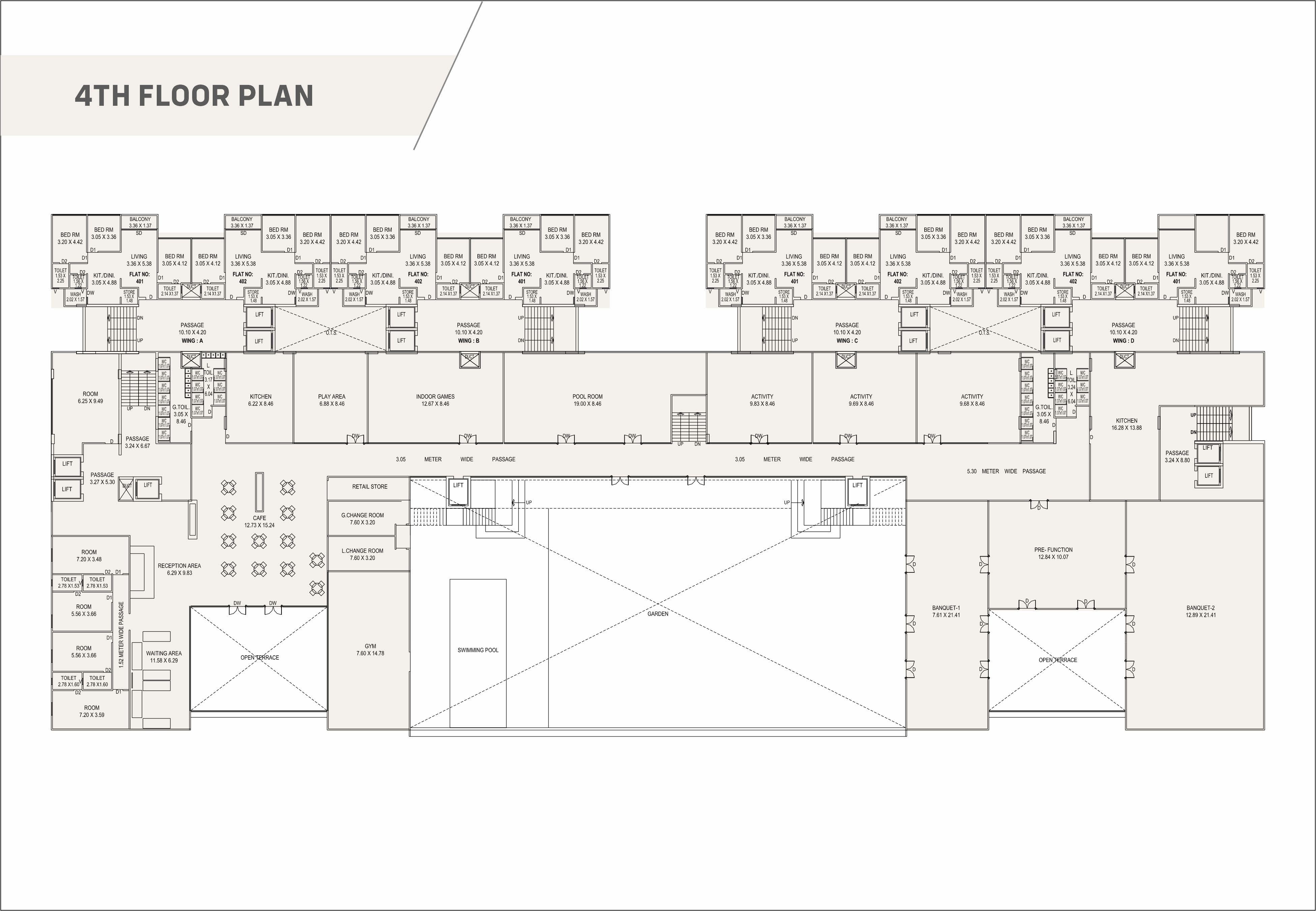 BR/1584 3BHK Flat for Sale in Tarsali, Vadodara