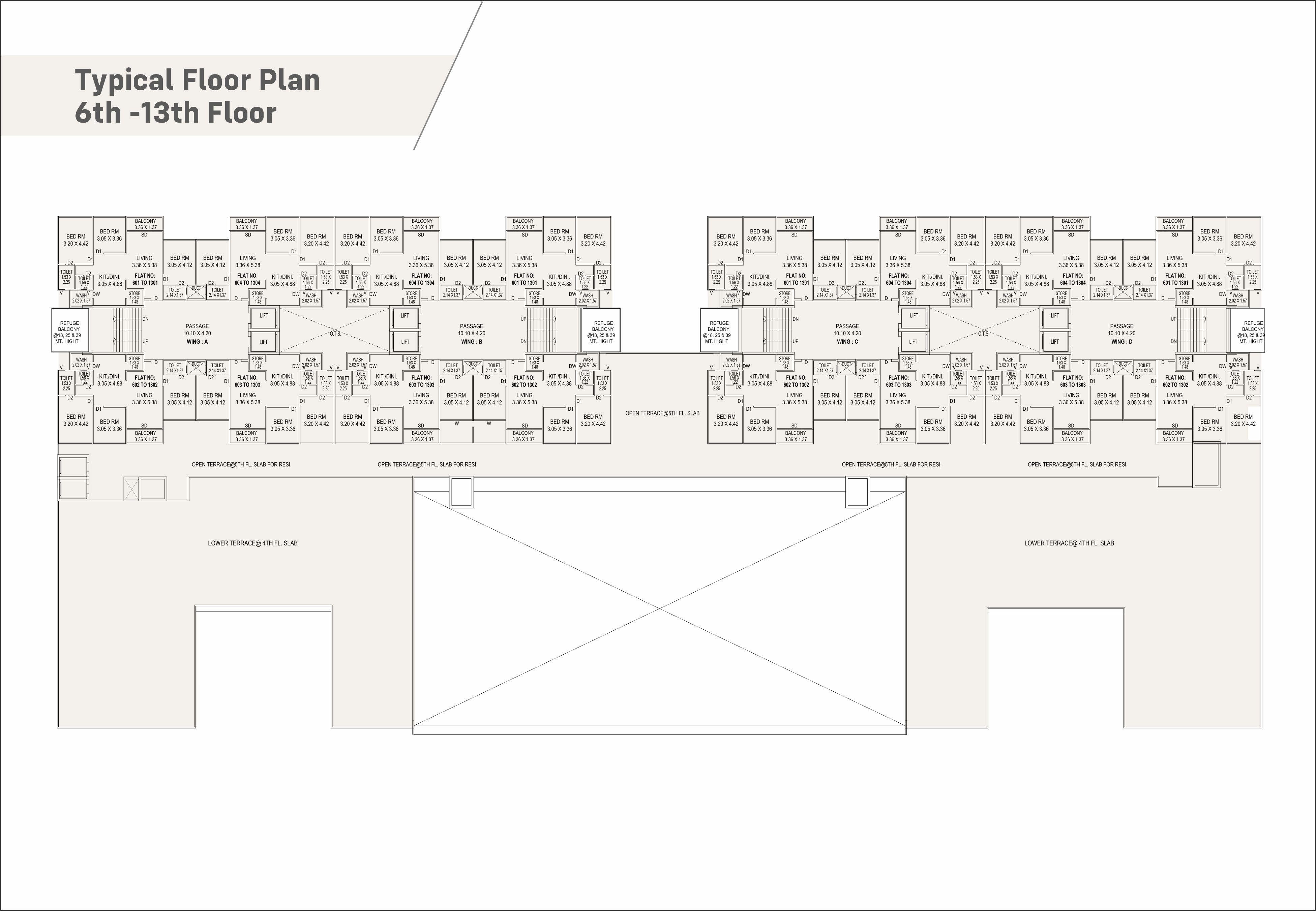 BR/1584 3BHK Flat for Sale in Tarsali, Vadodara