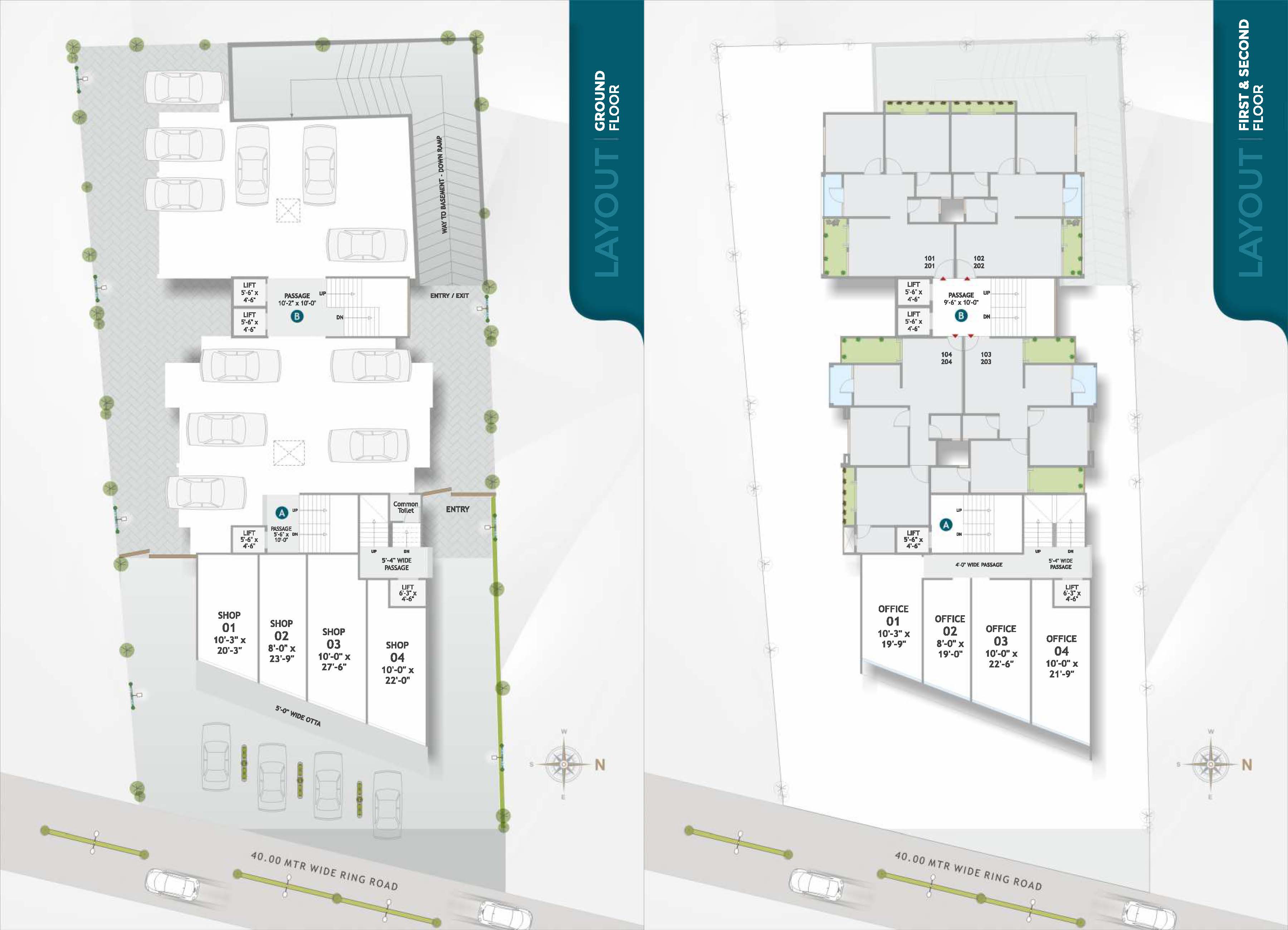 BR/1665A 3BHK Flat for Sale in Tarsali, Vadodara