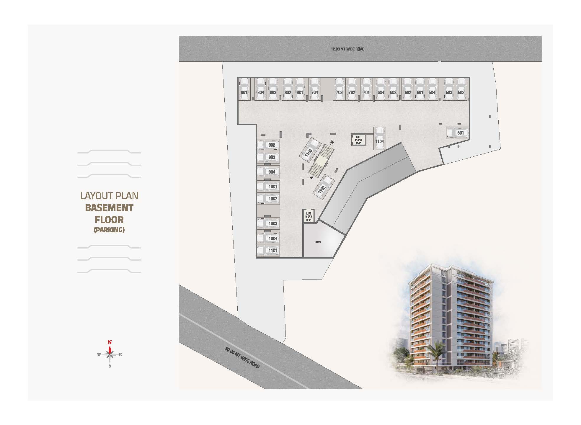 BR/1941 3BHK Flat for Sale in Vadsar, Vadodara