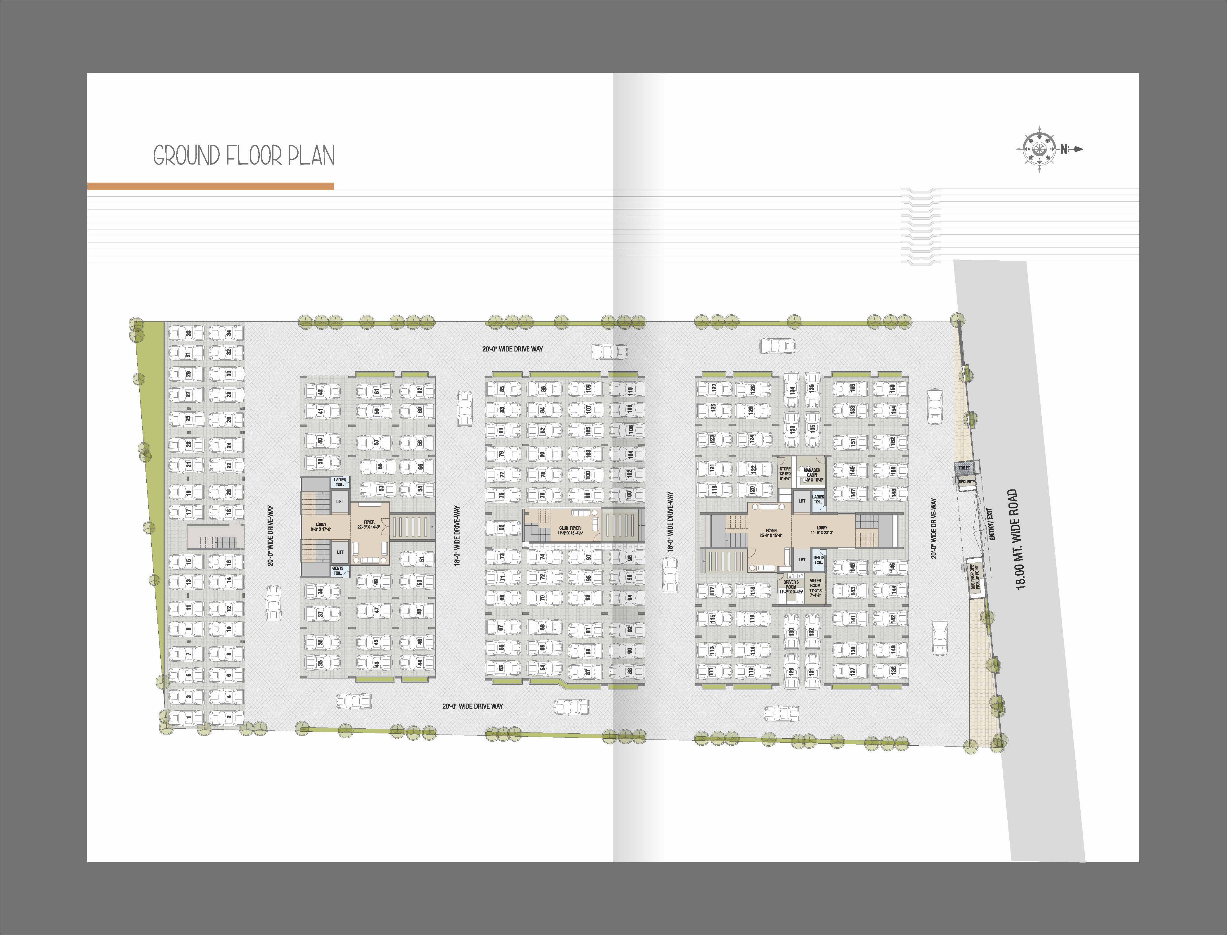 CR/3790 4 BHK Flat For Sale in Vasna-Bhayli Road, Vadodara.