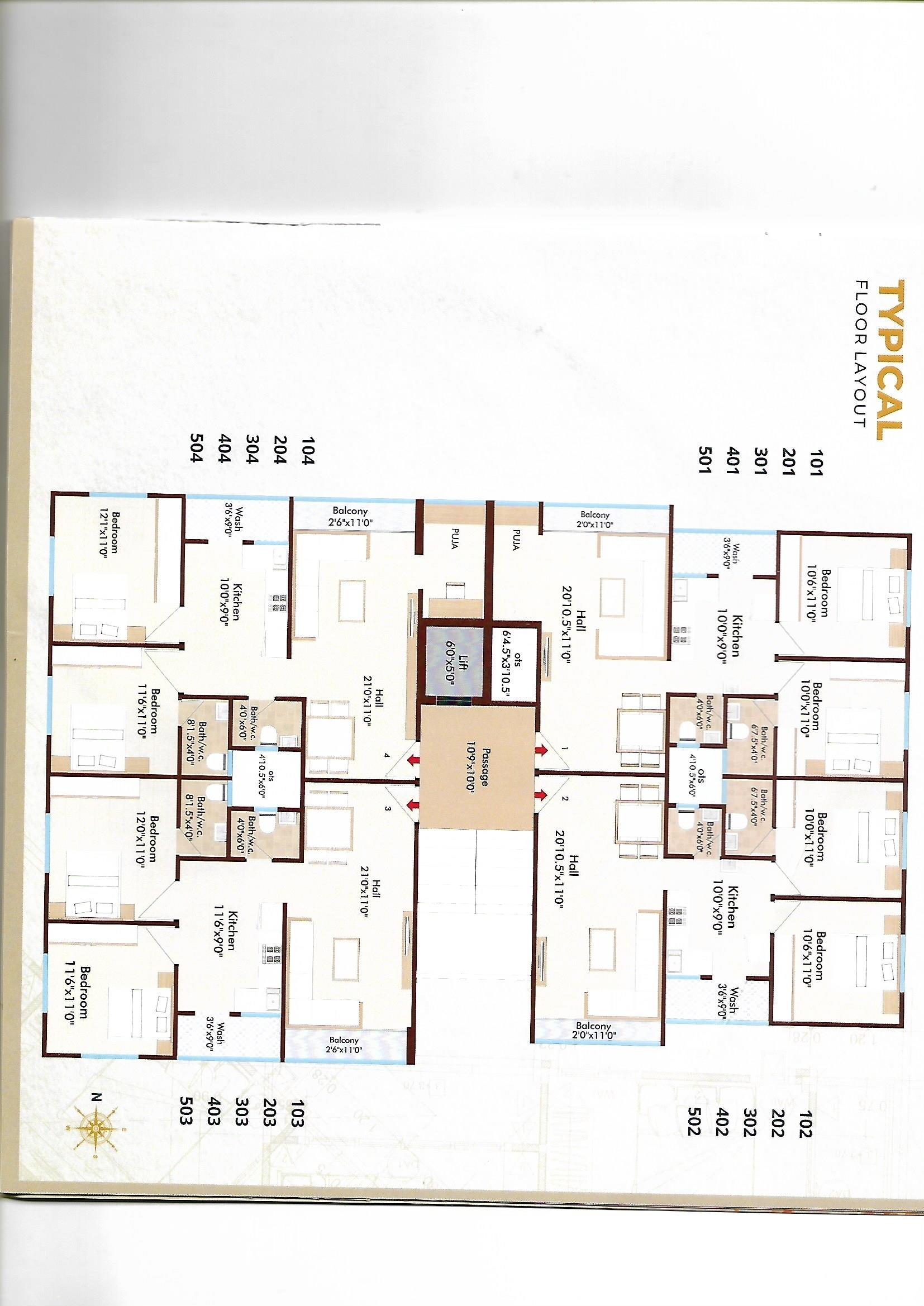 BR/1961 2BHK Flat for Sale in Manjalpur, Vadodara