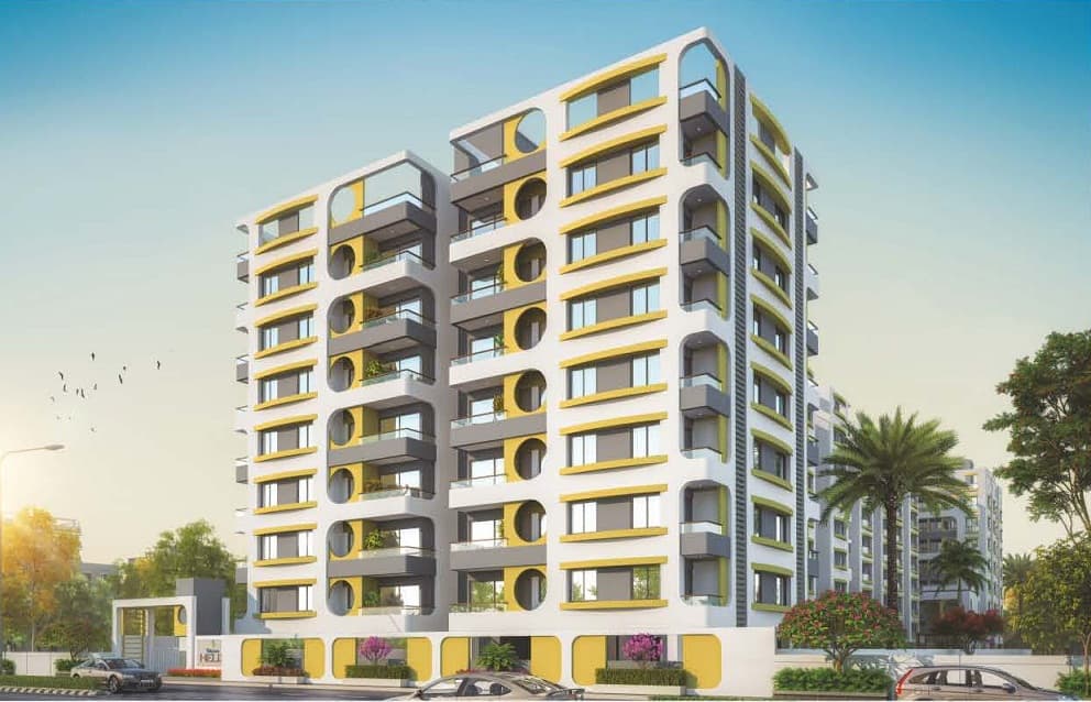 FR/1115 2BHK Flat for Sale in Sama Savli Road, Vadodara