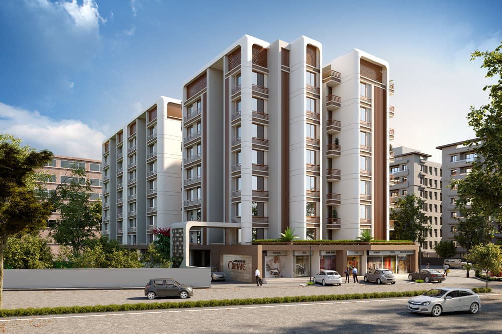 FR/1222 2BHK Flat for sale in Sama Savli ROad, Vadodara