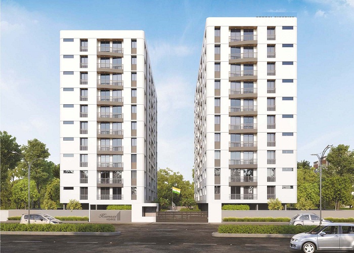 FR/1434 2BHK Flat for Sale in Sama, Vadodara