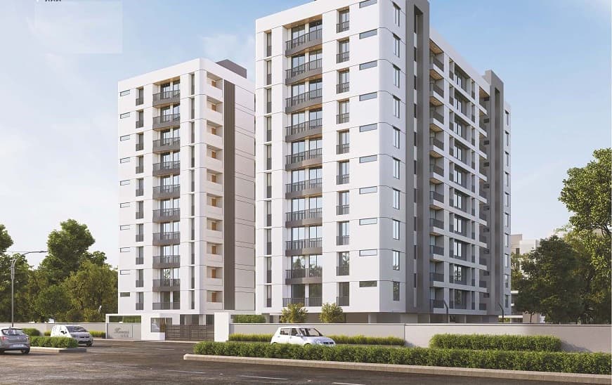 FR/1434A 3BHK Flat for Sale in Sama, Vadodara