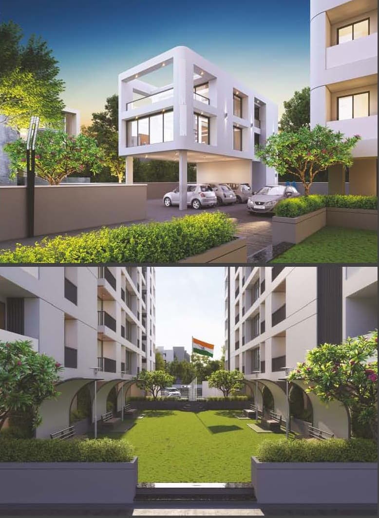 FR/1434A 3BHK Flat for Sale in Sama, Vadodara