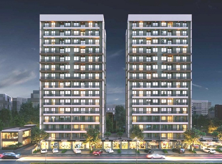 DR/1896  2 BHK Flat For Sale in  Gotri, Vadodara.