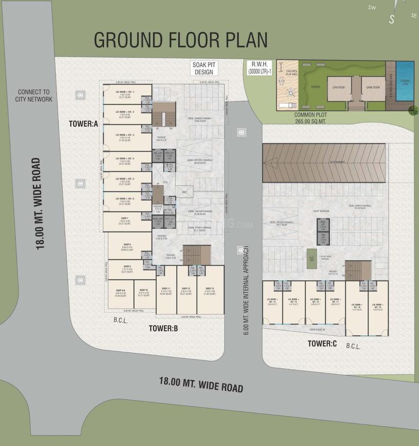 DR/1923  2 BHK Flat For Sale in Gotri, Vadodara.