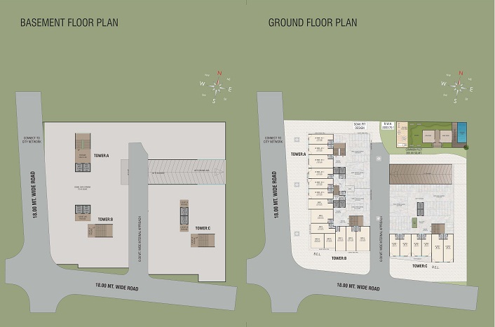 DR/1923A  3 BHK Flat For Sale in Gotri , Vadodara.