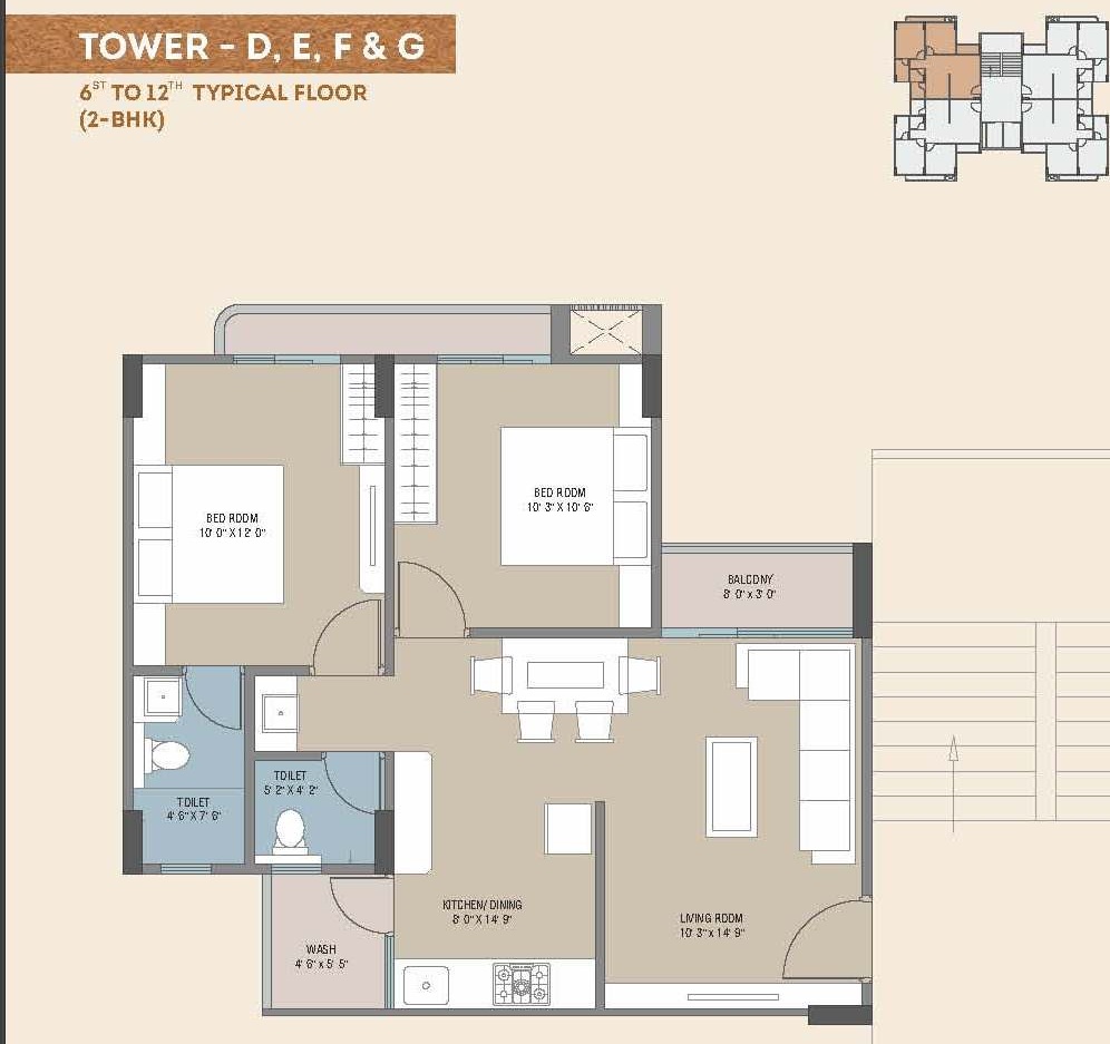 DR/1932  2 BHK Flat For Sale in Sevasi, TP-3, Vadodara.