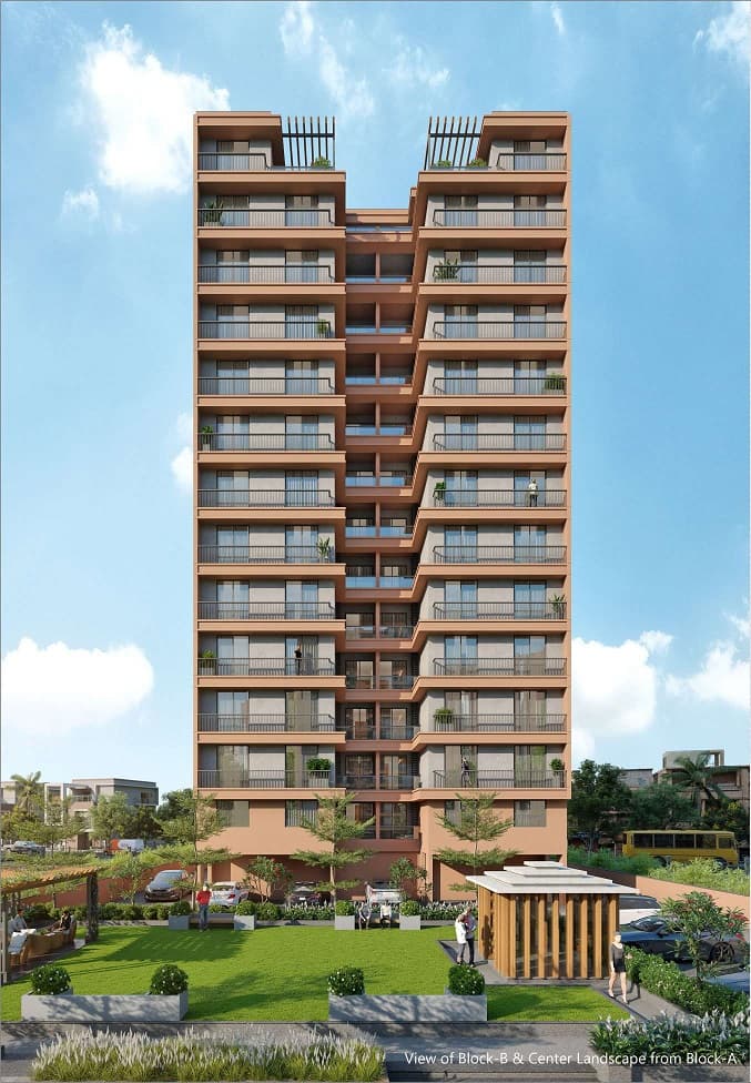 DR/2017  3 BHK Flat For Sale in  Gotri, Vadodara.