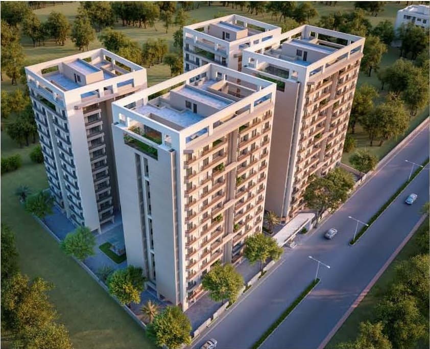 DR/2048A 3 BHK Flat For Sale in Sevasi, Vadodara.