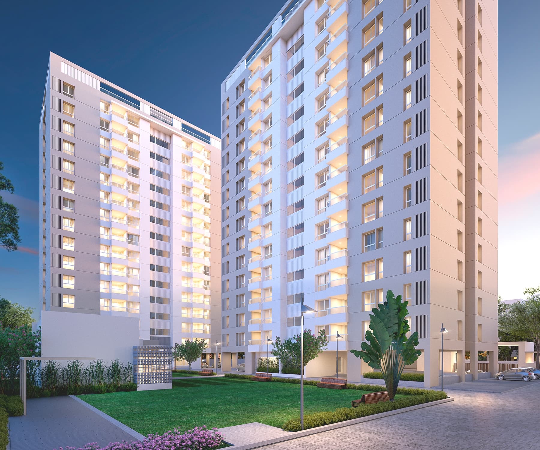 DR/2052  3 BHK Flat For Sale in Gotri, Vadodara.