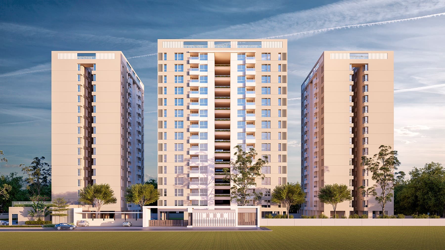 DR/2052  3 BHK Flat For Sale in Gotri, Vadodara.