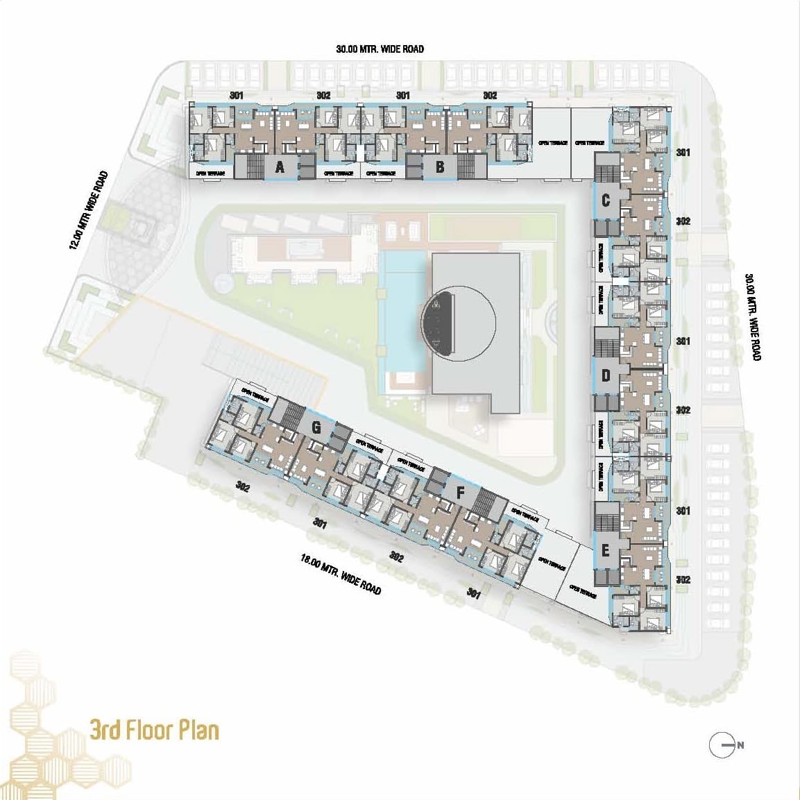 DR/2095  3 BHK Flat For Sale in Gotri, Vadodara.