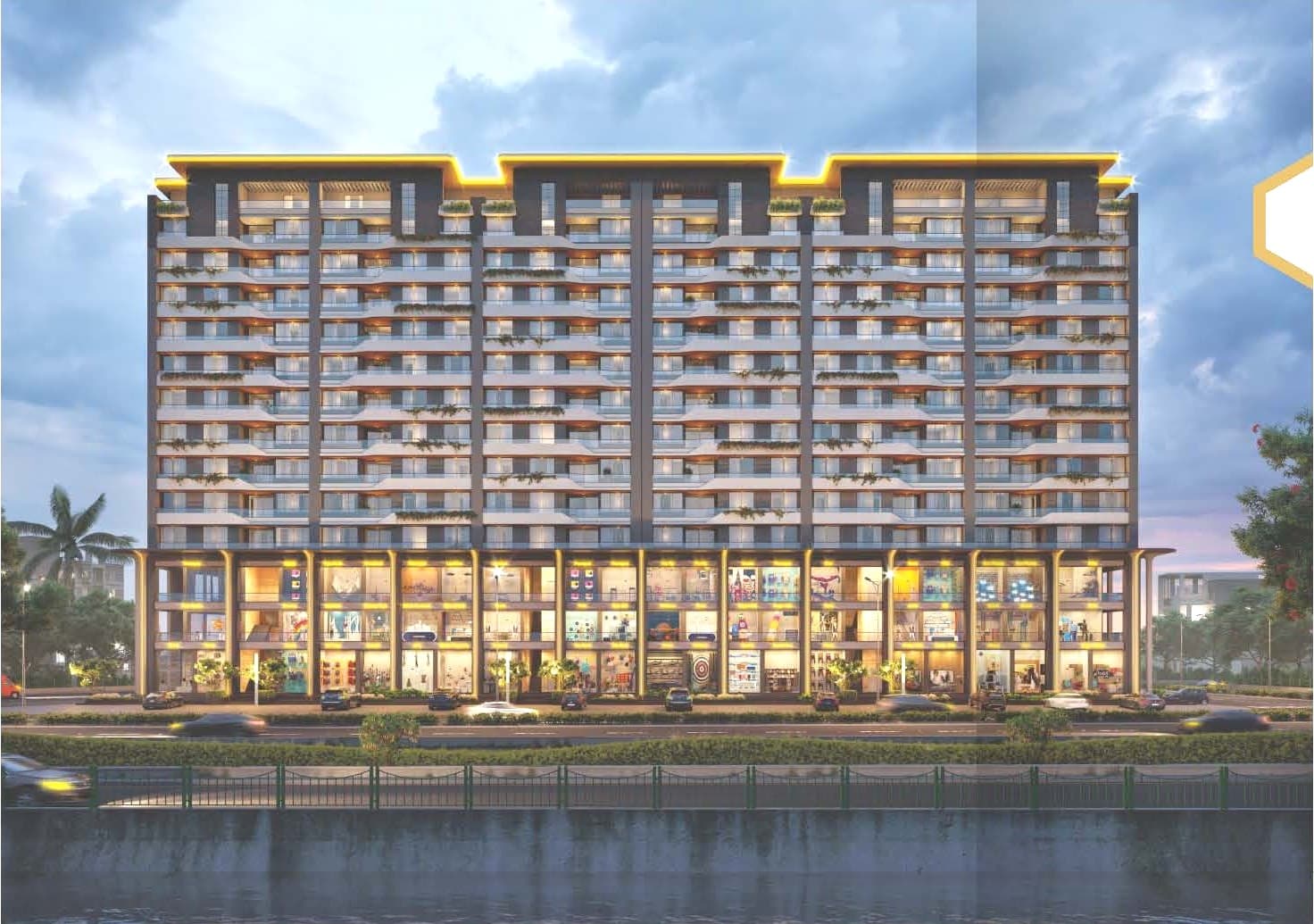 DR/2095  3 BHK Flat For Sale in Gotri, Vadodara.