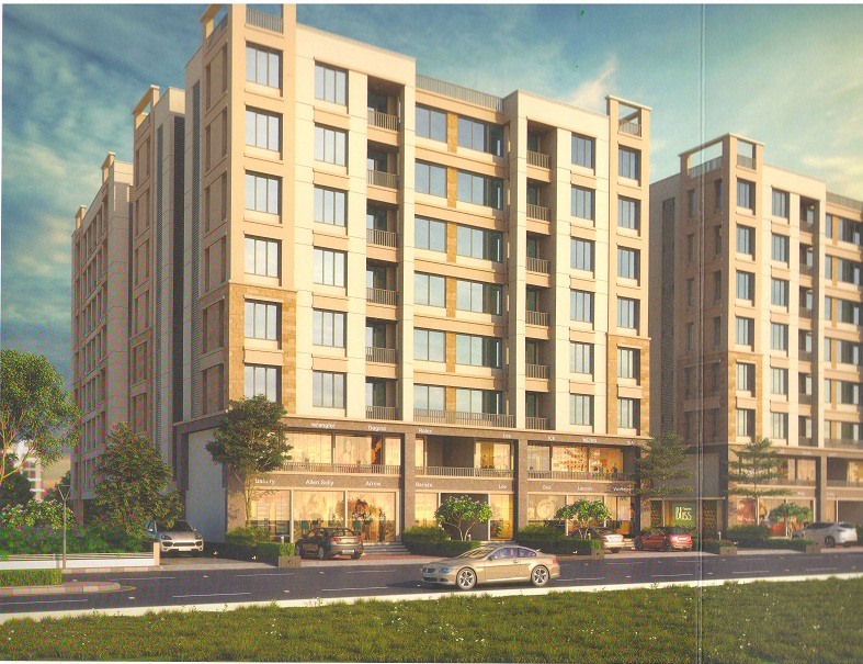 CR/2823 3 BHK Flat For Sale in Vasna-Bhayli Road, Vadodara.