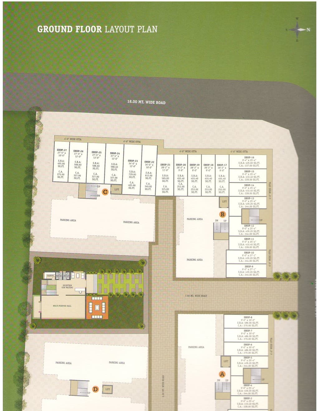 CR/2823 3 BHK Flat For Sale in Vasna-Bhayli Road, Vadodara.