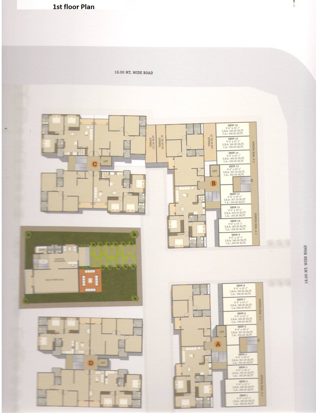 CR/2823 3 BHK Flat For Sale in Vasna-Bhayli Road, Vadodara.